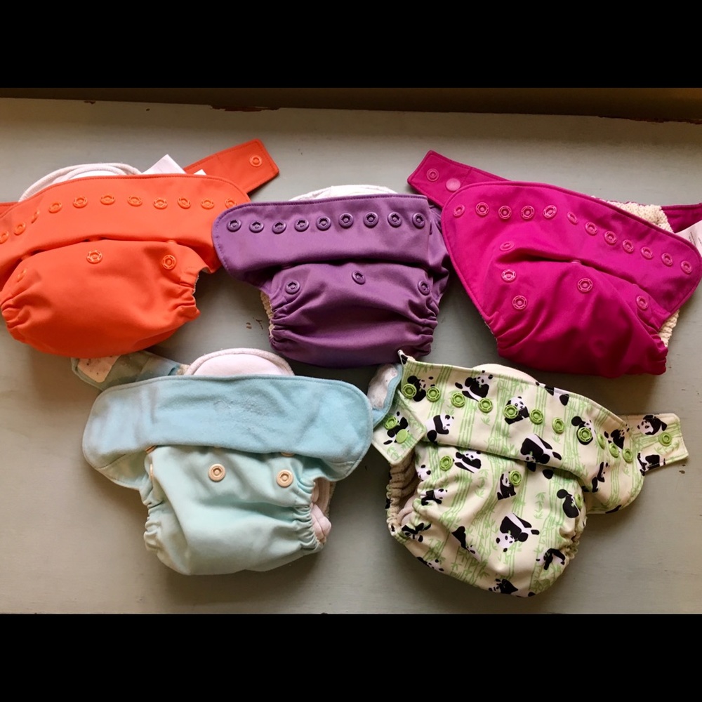 Grovia lot of 5 diapers GUC